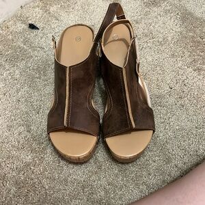 Wedges size 9 worn once